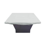 Treasure Garden Cover for 42" to 48"Square Fire Pit/Table/Ottoman with elastic and spring cinch lock.