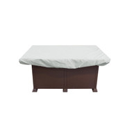 Treasure Garden Cover for Large Rectangle Fire Pit/Table/Ottoman with elastic and spring cinch lock