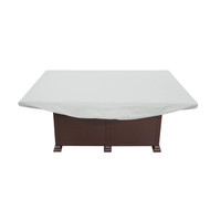 Treasure Garden Cover for X-Large Rectangle Fire Pit/Table/Ottoman with elastic and spring cinch lock