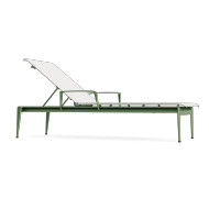 Brown Jordan Flight Stacking Chaise Lounge with arms