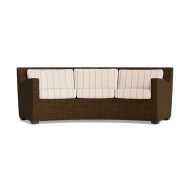 Brown Jordan Fusion Curved Slim Back Sofa