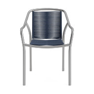 Brown Jordan Faro Stacking Armchair with Rope