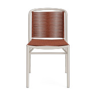 Brown Jordan Faro Stacking Side chair with Rope
