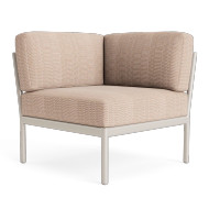 Brown Jordan Faro Sectional Corner Chair with Rope