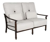 Castelle Coco High Back Loveseat w/Accent Pillows