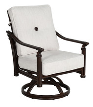 Castelle Coco Cushioned Swivel Dining Chair