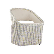 Kingsley Bate Biscayne Dining Armchair with Open Back