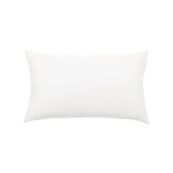 Elaine Smith Canvas White Essentials Lumbar Pillow