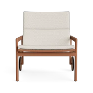 Brown Jordan Sonora Cushion Lounge Chair with Wheels