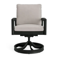 Brown Jordan Palmetto Cushion Dining Swivel Rocker