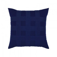 Basketweave Navy Pillow