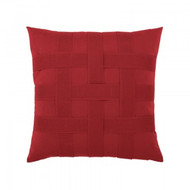 Basketweave Rouge Pillow