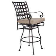 O.W. Lee Classico Swivel Bar Stool With Arms