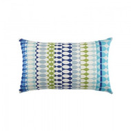 Modern Oval Ocean Lumbar Pillow