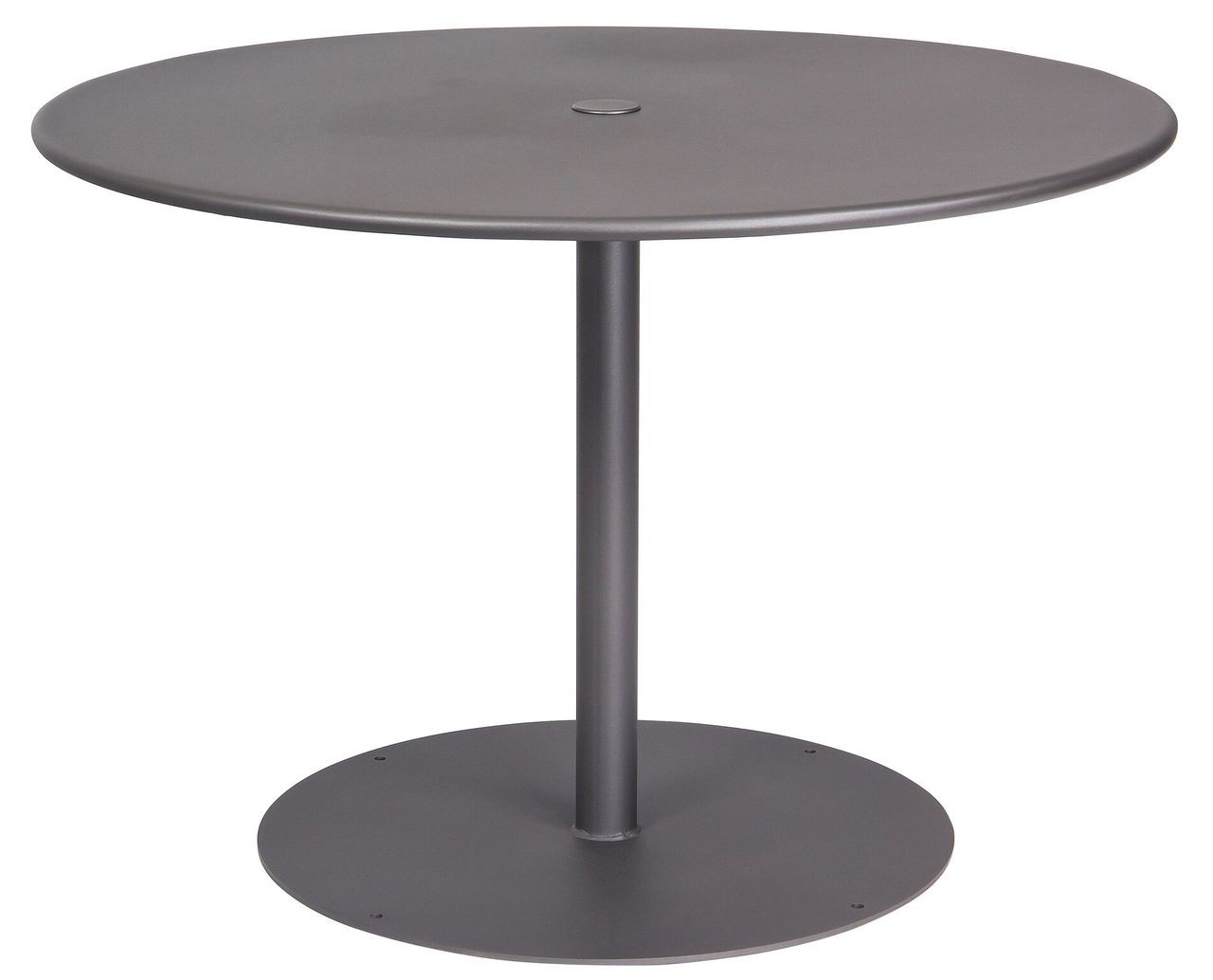 Woodard 42 Round Solid Top Pedestal Dining Table