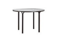 Brown Jordan Kantan 42" Round Glass Top Dining Table