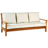 Kingsley Bate Chelsea Sofa - Classic Outdoor Teak Sofa with Cushions