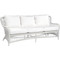 Kingsley Bate Chatham Traditional White Wicker Outdoor Sofa