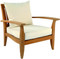Kingsley Bate Ipanema Modern Teak Patio Lounge Chair