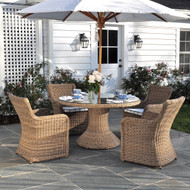 Furniture Cover for Kingsley Bate Sag Harbor 50'-52" Round Dining Table (SH52) with Four Chairs (SH52)