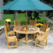 Consists of one Essex 60" Round Dining Table, two Classic Arm Chairs and four Classic Side Chairs.