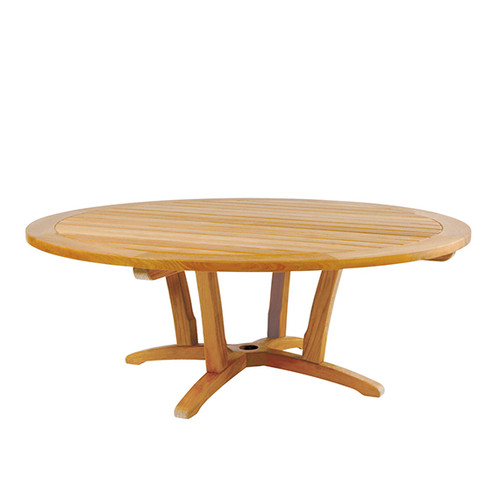 Kingsley Bate 55" Outdoor Teak Chat Table