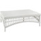 Kingsley Bate Chatham Classic White Wicker Patio Coffee Table