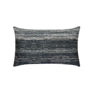 Textured Indigo Lumbar Pillow