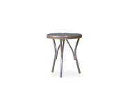 Lloyd Flanders All Seasons Side Table with Charcoal Glass