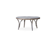 Lloyd Flanders All Seasons Coffee Table with Taupe Glass