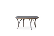 Lloyd Flanders All Seasons Coffee Table with Charcoal Glass