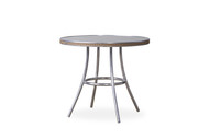 Lloyd Flanders All Seasons Bistro Table with Taupe Glass