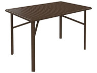 Tropitone Banchetto 66" x 42" Rectangular Bar Table with Umbrella Hole