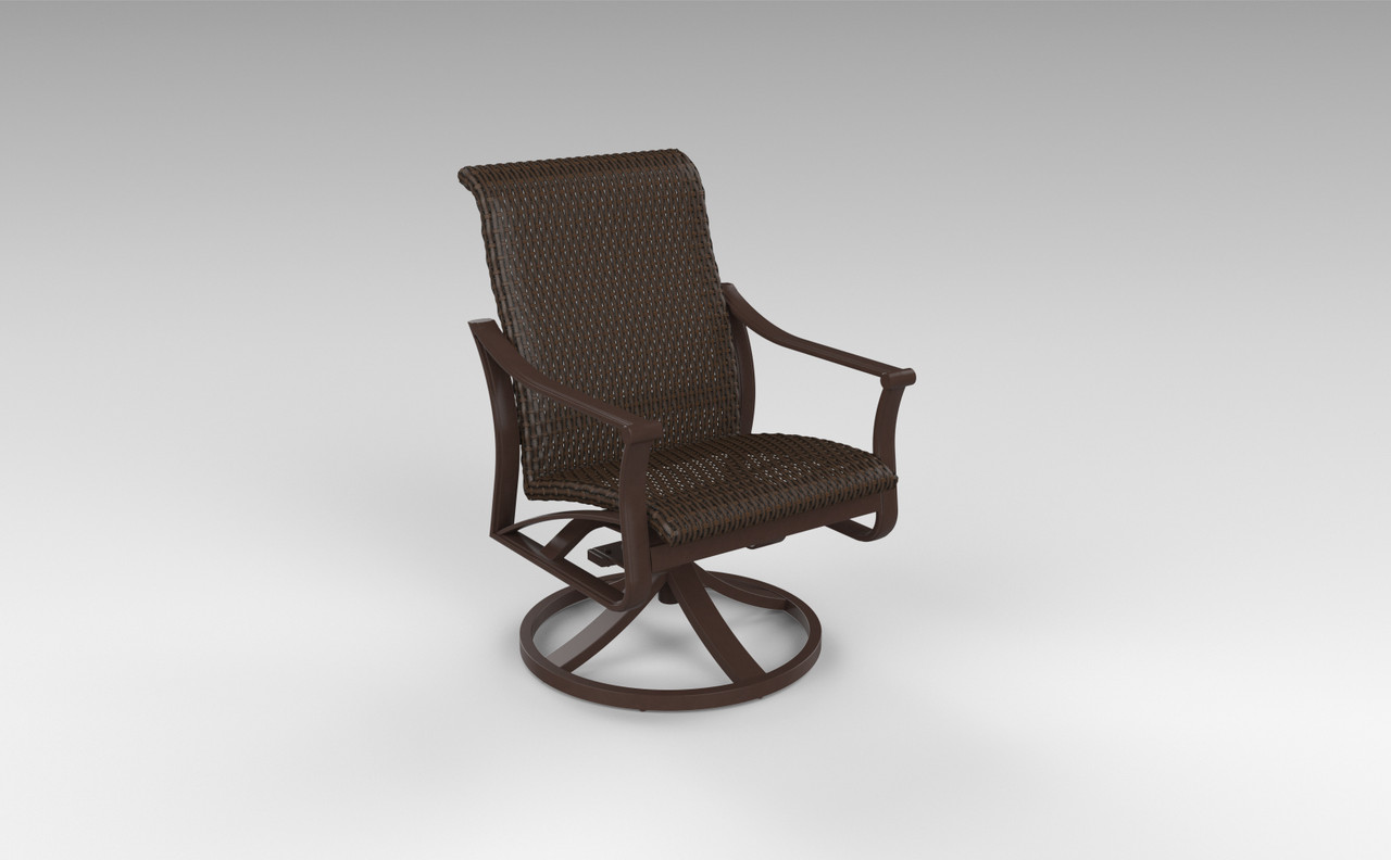 Tropitone Corsica Woven Swivel Rocker Into The Garden Outdoor