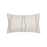 Oblique Ebony Lumbar Pillow