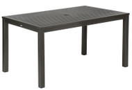 Barlow Tyrie Aura 57" Rectangular Aluminum Dining Table