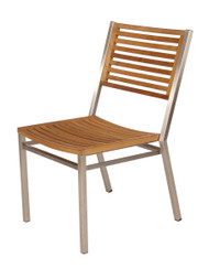 Barlow Tyrie Equinox Stainless & Teak Dining Side Chair