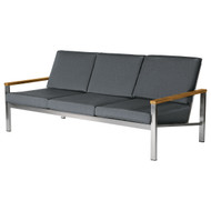 Barlow Tyrie Equinox Stainless Steel Sofa