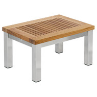 Barlow Tyrie Equinox Stainless & Teak Low Side Table