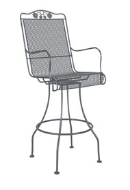 Woodard Briarwood Swivel Bar Stool