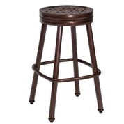 Woodard Casa  Round Swivel High Counter Stool