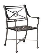 Woodard Delphi Swivel Dining Arm Chair