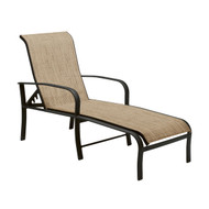 Woodard Fremont Sling Adjustable Chaise Lounge