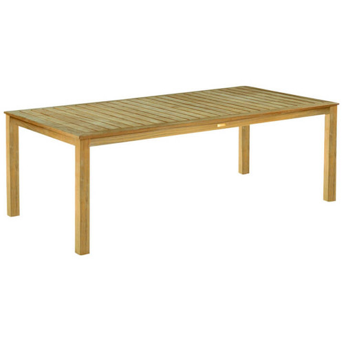 Kingsley Bate Wainscott 72" Rectangular Teak Outdoor Dining Table