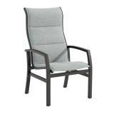 Tropitone Muirlands Padded Sling High Back Dining Chair