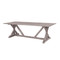 Provence 73" Dining Table in a Gray Finish. The table pictured at the top of this page is in Natural (no Finish)