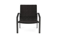 Brown Jordan Softscape Strap Stacking Lounge Chair (Pewter/Coal)