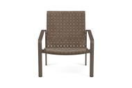 Brown Jordan Softscape Strap Stacking Lounge Chair (Mica/Mica) 