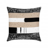 Abstract Charcoal Pillow