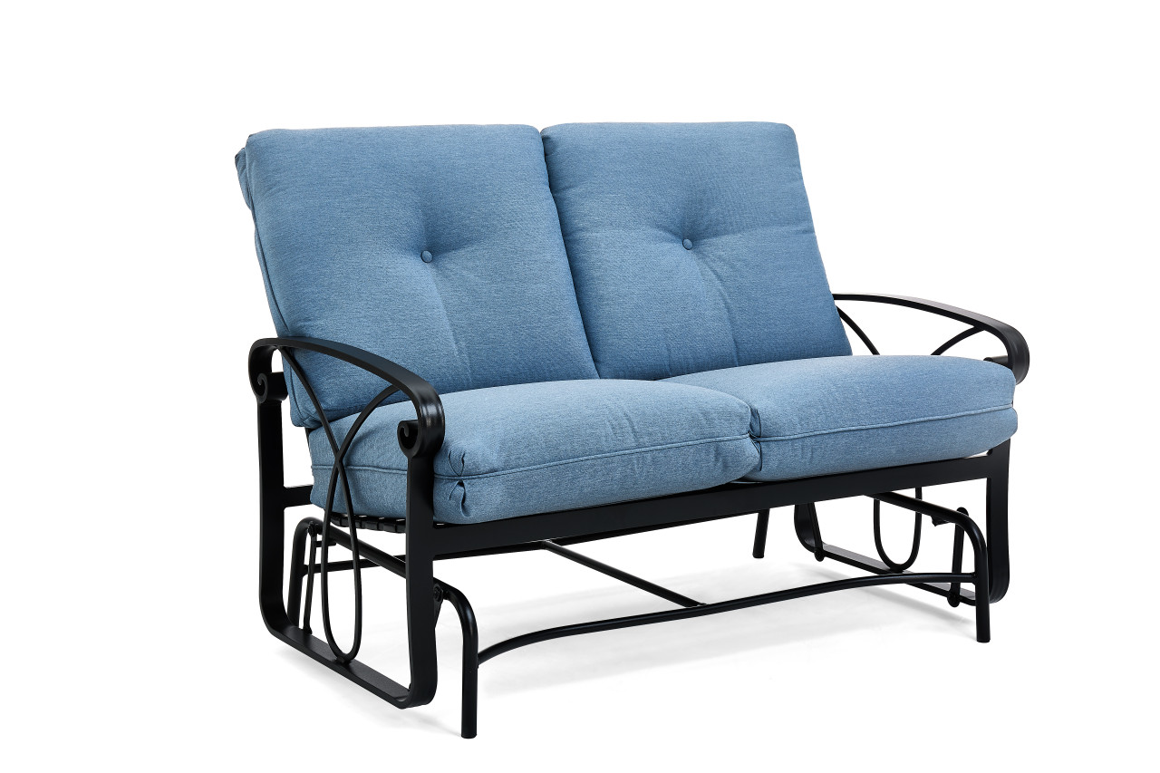 Winston Palazzo Cushion Glider Loveseat - Into The Garden Outdoor